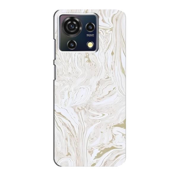 Мраморний чехол на ZTE Blade V50 Vita (VPrint) – Білий мрамор