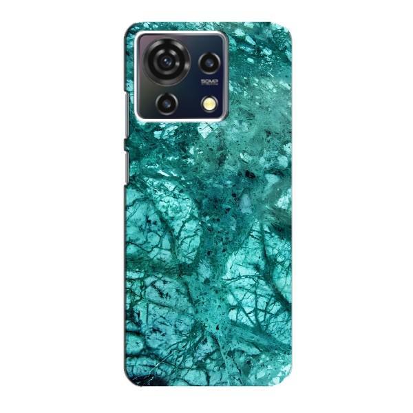 Мраморний чехол на ZTE Blade V50 Vita (VPrint) – Зелений мрамор