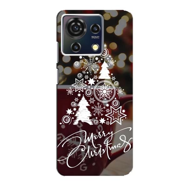 Різдвяні Чохли для ZTE Blade V50 Vita (VPrint) – Ялинка яскрава