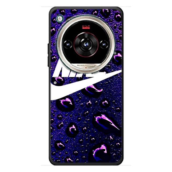 Чехол с логотипом Найк на ZTE Nubia Focus 2 Ultra – Найк на фиолетовом