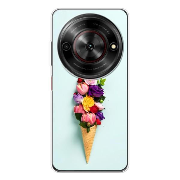 Чехлы с тематикой "ЦВЕТЫ" на ZTE Nubia Focus 5G – Цветок-мороженное
