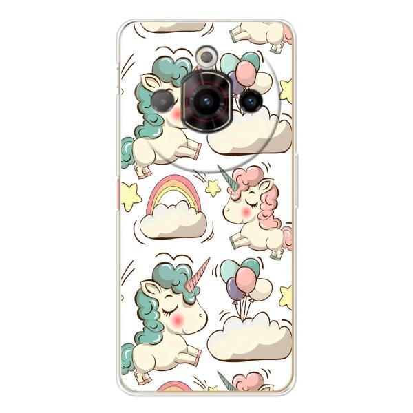 Чехол для Нубиа Фокус Про - (Единорожки - Новинки) (AlphaPrint) – Единорожки