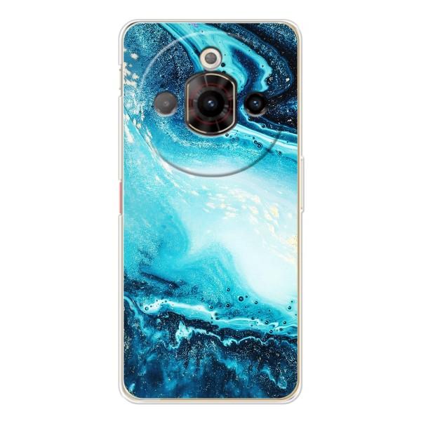 Мраморний чехол на ZTE Nubia Focus Pro (VPrint) – Блакитний мрамор