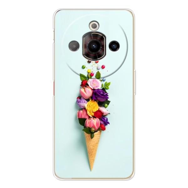 Чехлы с тематикой "ЦВЕТЫ" на ZTE Nubia Focus Pro – Цветок-мороженное