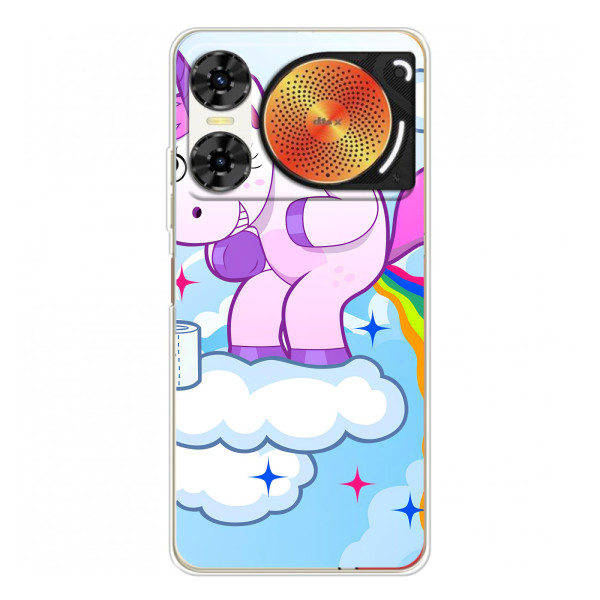 Чехол Unicorn на ZTE Nubia Music 2 – Радуга единорожка
