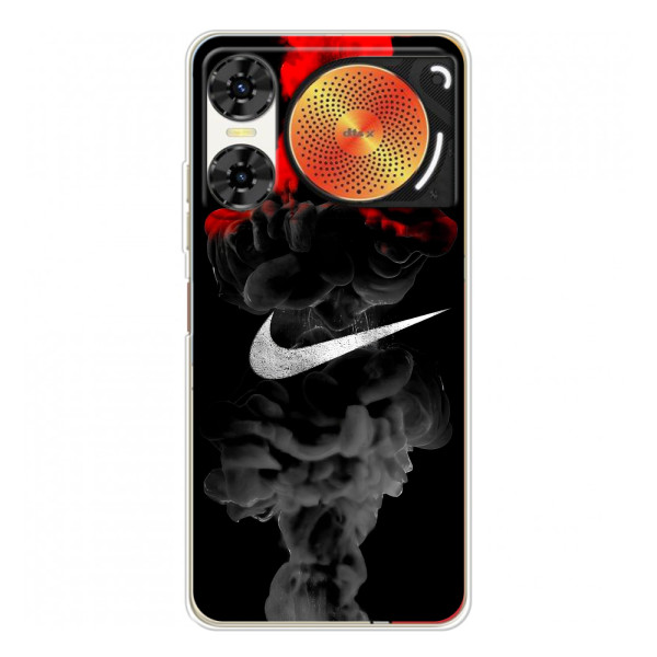 Чохол з логтипом Найк на ZTE Nubia Music 2 – Найк на чорному