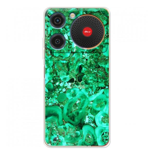 Мраморный чехол на ZTE Nubia Music (VPrint) – Салатный Мрамор