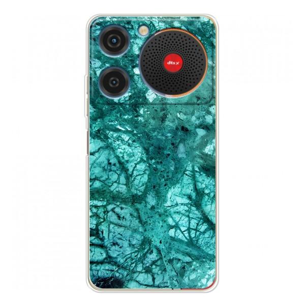 Мраморный чехол на ZTE Nubia Music (VPrint) – Зеленый мрамор