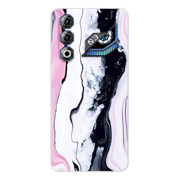 Чехлы с тематикой "Мрамор" на ЗТЕ Нюбиа Нeo 3 ГТ – Розовый мрамор