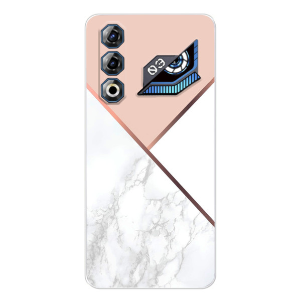 Мраморний чехол на ZTE Nubia Neo 3 GT (VPrint) – Тройний мрамор
