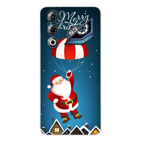 Чохол з зимовим принтом для ЗТЕ Нyбiа Нео 3 的手機 – Дід Мороз