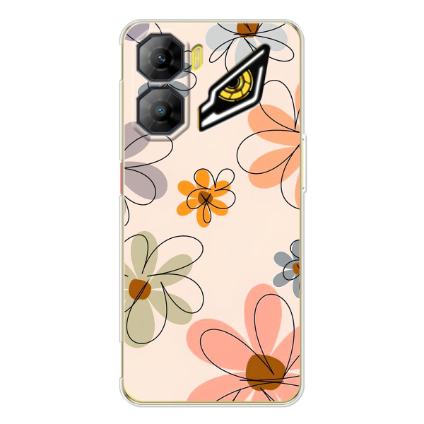 Чохол з квітковим принтом на ЗТЕ Нюбія Нео 3 – Кольорові квіти
