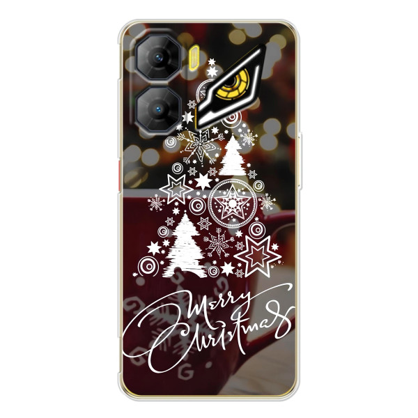 Рождественские Чехлы для ZTE Nubia Neo 3 (VPrint) – Елочка узорная