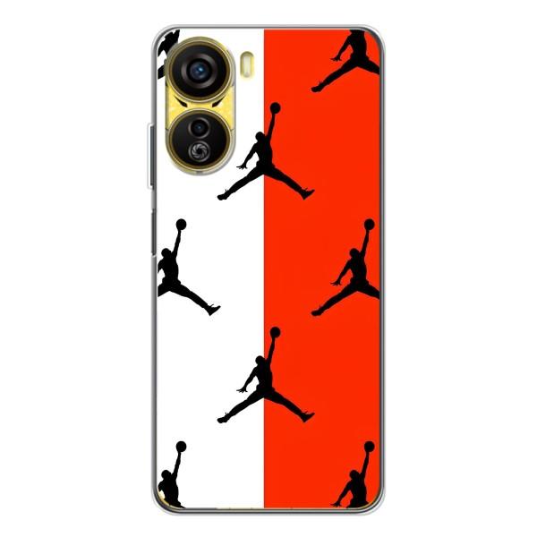 Чехлы для ZTE Nubia Neo 5G - с картинкой JORDAN (AlphaPrint) – Лого Джордан