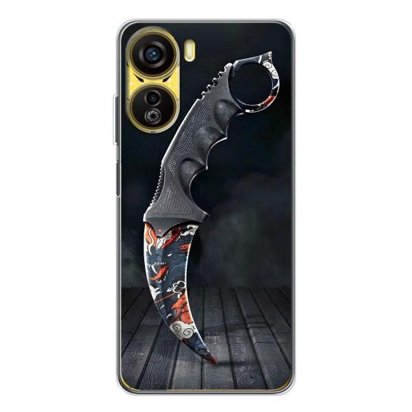 Чехол КИБЕРСПОРТ для ZTE Nubia Neo 5G – Кинжал КС ГО