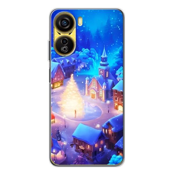 Рождественские Чехлы для ZTE Nubia Neo 5G (VPrint) – Рождественский город