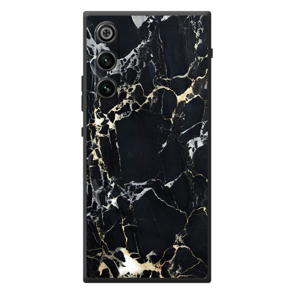 Чехол с текстурой Мрамора на ЗИТИ Нубия РэдМаджик 10 Эир – Чёрный мрамор