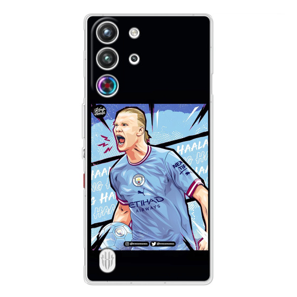 Чехлы с футболистом Ерлинг Холанд для ZTE Nubia RedMagic 10 Pro (AlphaPrint) – гол Эрлинг Холланд