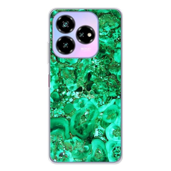Мраморный чехол на ZTE Nubia V60 Design (VPrint) – Салатный Мрамор