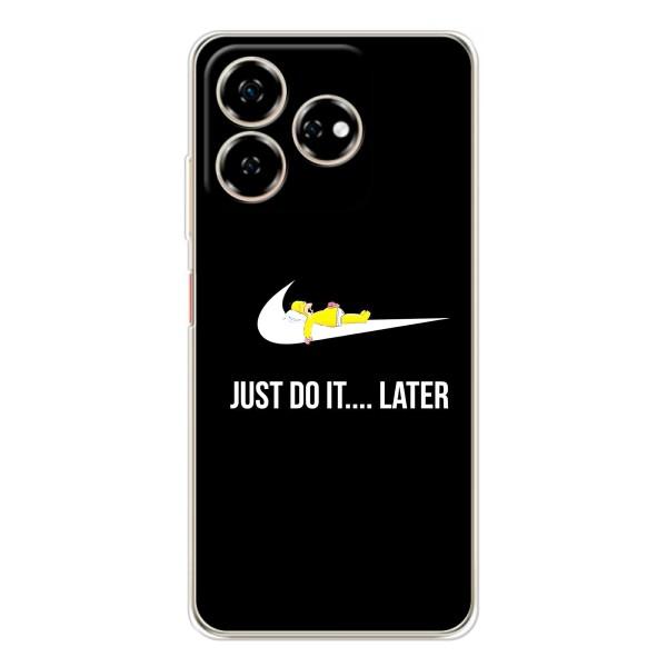 Чехол с логотипом Найк на ZTE Nubia V60 – Nike just do it