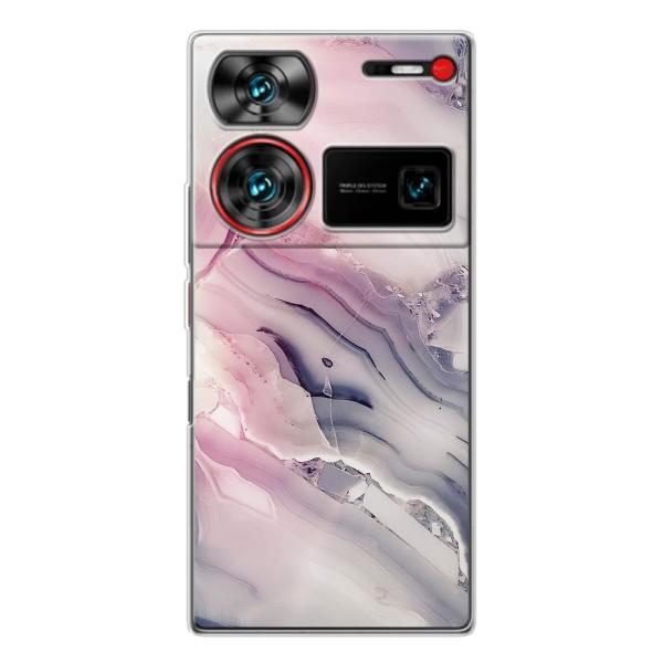 Мраморний чехол на ZTE Nubia Z60 Ultra (VPrint) – Пурпурний Мрамор