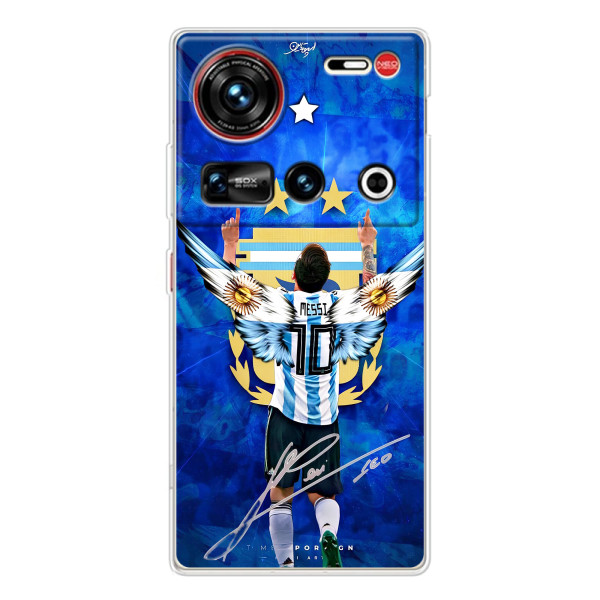 Чохли для ZTE Nubia Z70 Ultra (Leo чемпіон) (AlphaPrint) – Мессі збірна