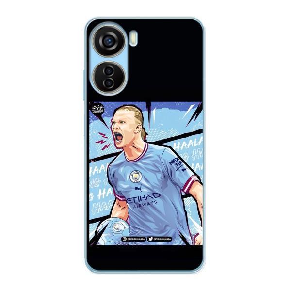 Чехлы с футболистом Ерлинг Холанд для ZTE V40 Design (AlphaPrint) – гол Эрлинг Холланд