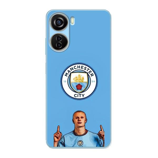 Чехлы с футболистом Ерлинг Холанд для ZTE V40 Design (AlphaPrint) – Холанд Манчестер Сити