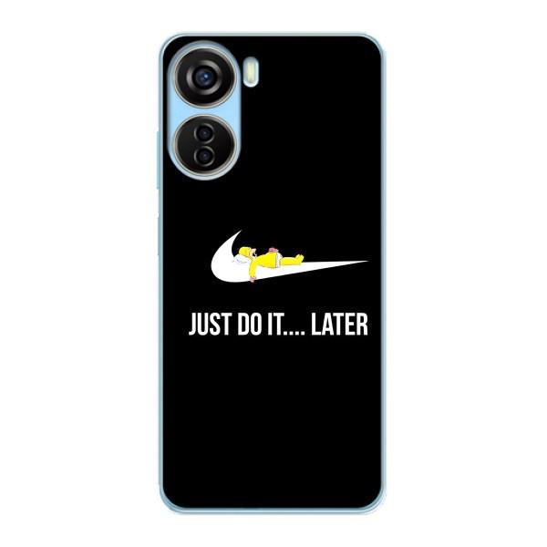 Чохол з логтипом Найк на ZTE V40 Design – Nike just do it