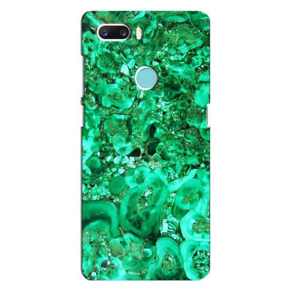 Мраморный чехол на ZTE Z18 Mini (VPrint) – Салатный Мрамор
