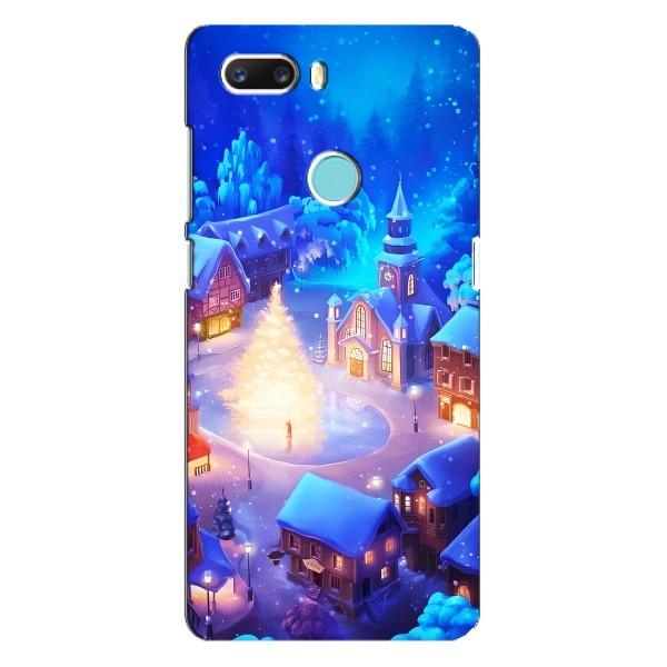Рождественские Чехлы для ZTE Z18 Mini (VPrint) – Рождественский город
