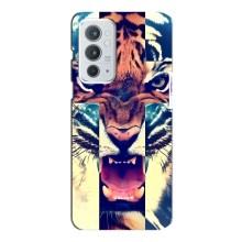 Чехлы с изображением разных животных для OnePlus 9RT (Яркий Тигр)