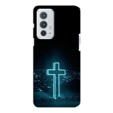 Чехол для OnePlus 9RT (AlphaPrint) - (Христианские) – Крест и город