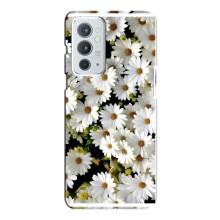 Чехол с ромашками на OnePlus 9RT – Рамка в ромашках