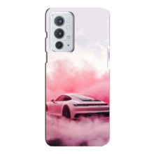 Чехол с авто Порше для OnePlus 9RT – Розовый Порше