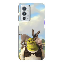 Чехол с мультфильмом Шрек на OnePlus 9RT – Шрек и осел