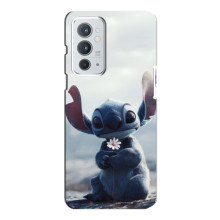 Чохол з малюнком Стіч для OnePlus 9RT – Стіч з квіткою