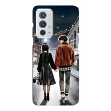 Чехол с дизайном Венздей 2 на OnePlus 9RT – Уэнсдей и Тайлер