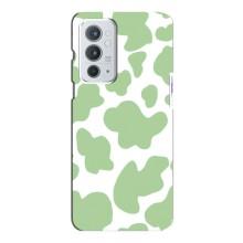 Чохол з принтом корови на OnePlus 9РТ – Зелений принт