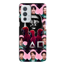 Чохол Гра в кальмара для OnePlus 9RT – Персонажі гри кальмара