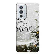 Новогодние, Праздничные Чехлы для OnePlus 9RT - 2024 год – Let it snow