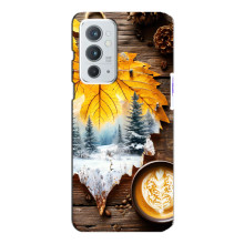 Чохол з унікальним дизайном 'Осінь з кавою' для OnePlus 9RT – Осінньо-зимове кава