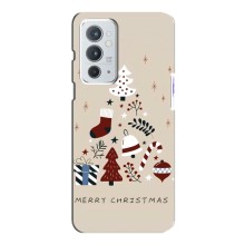 Рождественские Чехлы для OnePlus 9RT (VPrint) (Merry Christmas)