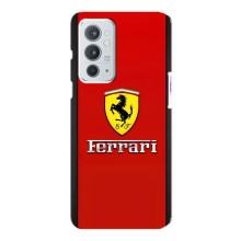 Силіконовий бампер з картинкою машини на OnePlus 9RT – Ferrari Logo