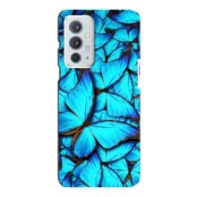 Силиконовый бампер с картинкой животных для OnePlus 9RT (Крылья бабочек)