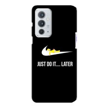 Силиконовый Чехол на OnePlus 9RT с картинкой Nike – Later