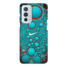 Силиконовый Чехол на OnePlus 9RT с картинкой Nike – Найк зеленый