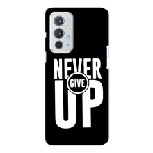 Силиконовый Чехол на OnePlus 9RT с картинкой Nike (Never Give UP)