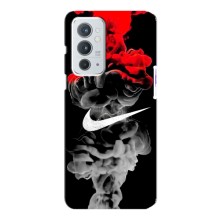 Силиконовый Чехол на OnePlus 9RT с картинкой Nike (Nike дым)