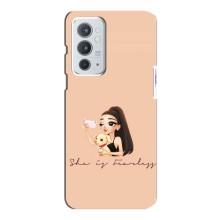 Силиконовый Чехол на OnePlus 9RT с картинкой Стильных Девушек – С собакой